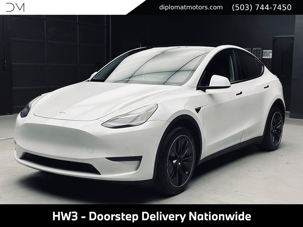 White 2021 Tesla Model Y SUV / Crossover All-Wheel Drive 1-Speed Automatic