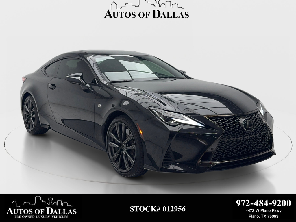Black (Caviar) 2024 Lexus RC Coupe Rear-Wheel Drive 8-Speed Automatic