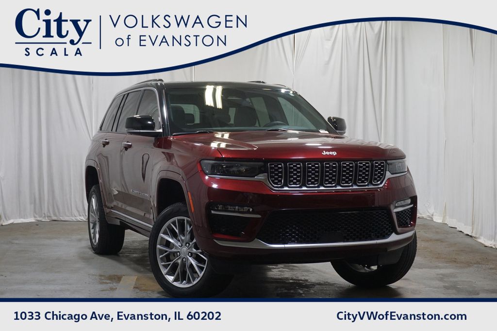Velvet Red Pearlcoat 2025 Jeep Grand Cherokee SUV / Crossover Four-Wheel Drive 8-Speed Automatic