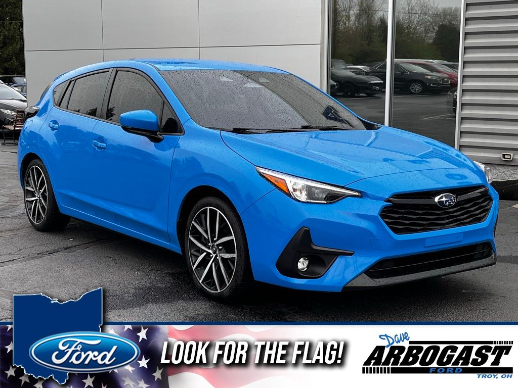 Oasis Blue Pearl 2024 Subaru Impreza Sport AWD Wagon All-Wheel Drive Continuously Variable Transmission