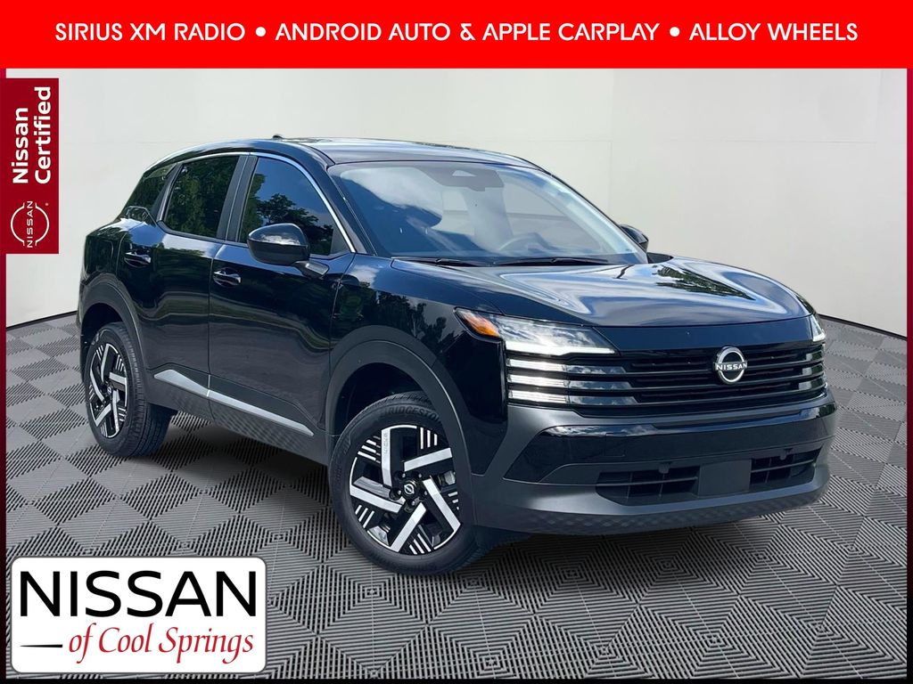 Super Black 2025 Nissan Kicks SUV / Crossover Front-Wheel Drive Continuously Variable Transmission