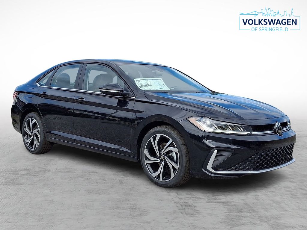 Deep Black Pearl 2026 Volkswagen Jetta Sedan Front-Wheel Drive 8-Speed Automatic