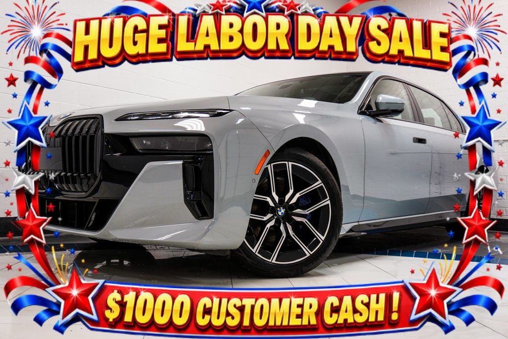 Brooklyn Gray Metallic 2023 BMW 7 Series Sedan All-Wheel Drive 8-Speed Automatic