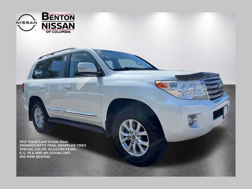 White (Blizzard Pearl) 2015 Toyota Land Cruiser SUV / Crossover All-Wheel Drive 6-Speed Automatic