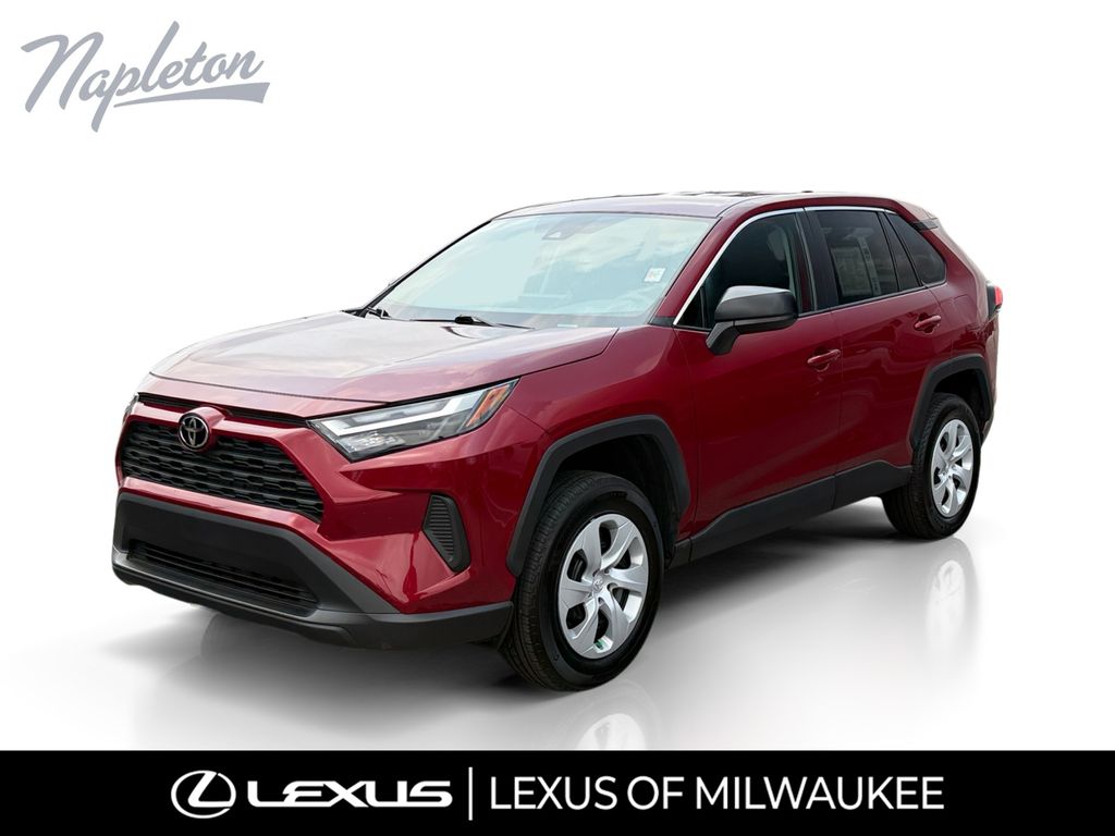 Red (Ruby Flare Pearl) 2025 Toyota RAV4 SUV / Crossover Front-Wheel Drive 8-Speed Automatic