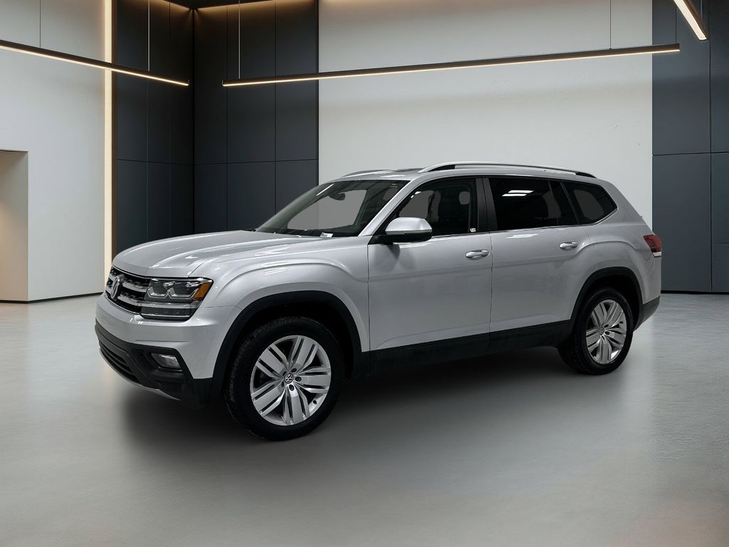 Reflex Silver Metallic 2019 Volkswagen Atlas SE FWD with Technology SUV / Crossover Front-Wheel Drive 8-Speed Automatic