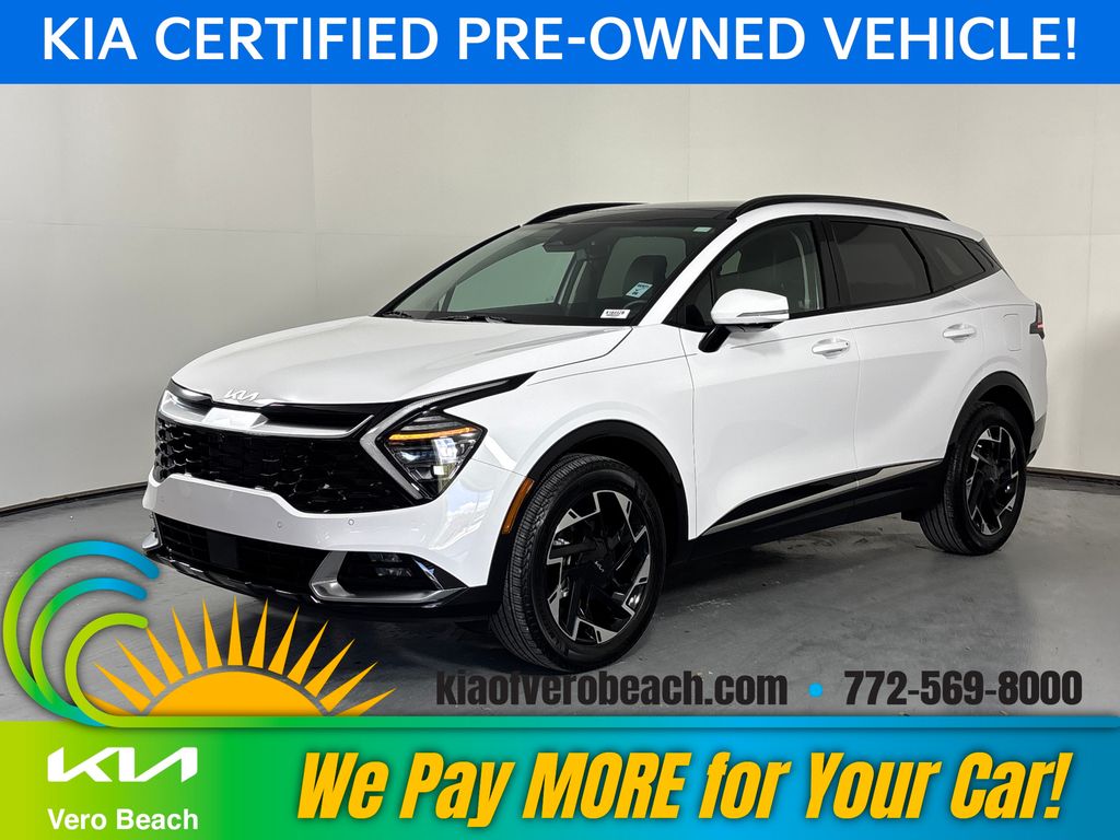 Glacial White Pearl 2025 Kia Sportage SX Prestige AWD SUV / Crossover All-Wheel Drive 8-Speed Automatic
