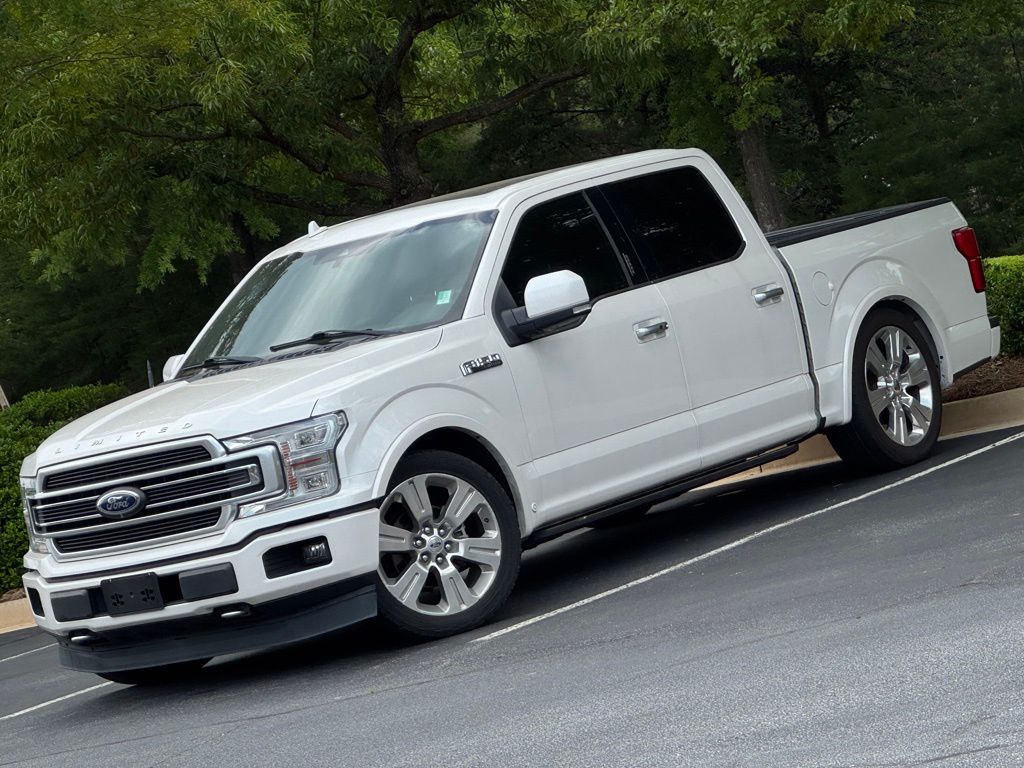 White Platinum Clearcoat Metallic 2018 Ford F-150 Pickup Truck Four-Wheel Drive Automatic