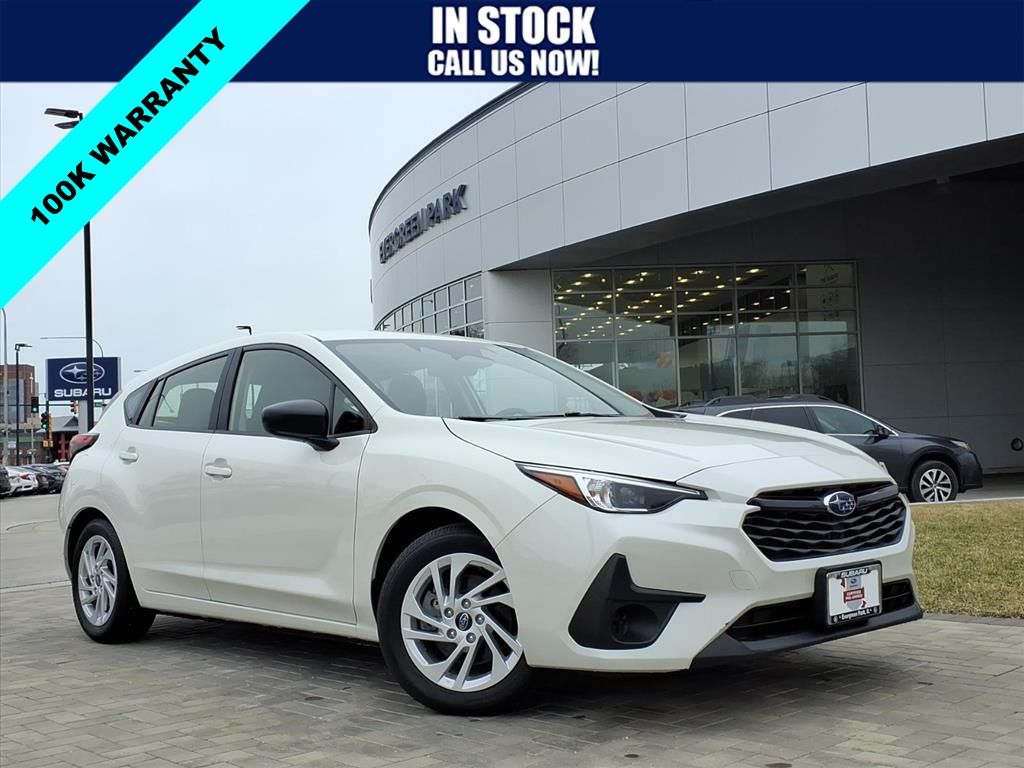 Crystal White Pearl 2024 Subaru Impreza AWD Wagon All-Wheel Drive Continuously Variable Transmission