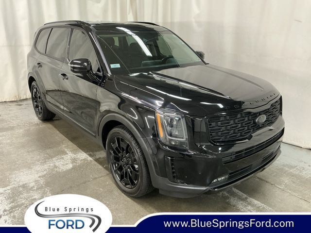 Ebony Black 2021 Kia Telluride SUV / Crossover All-Wheel Drive 8-Speed Automatic