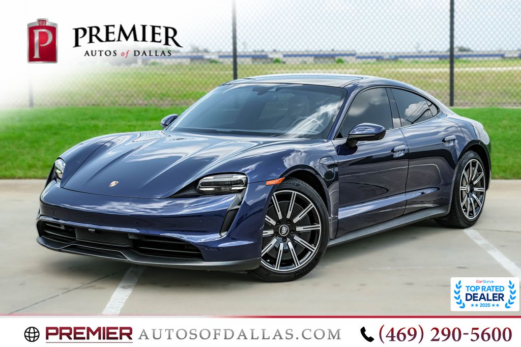 Gentian Blue Metallic 2024 Porsche Taycan Sedan Rear-Wheel Drive 2-Speed Automatic
