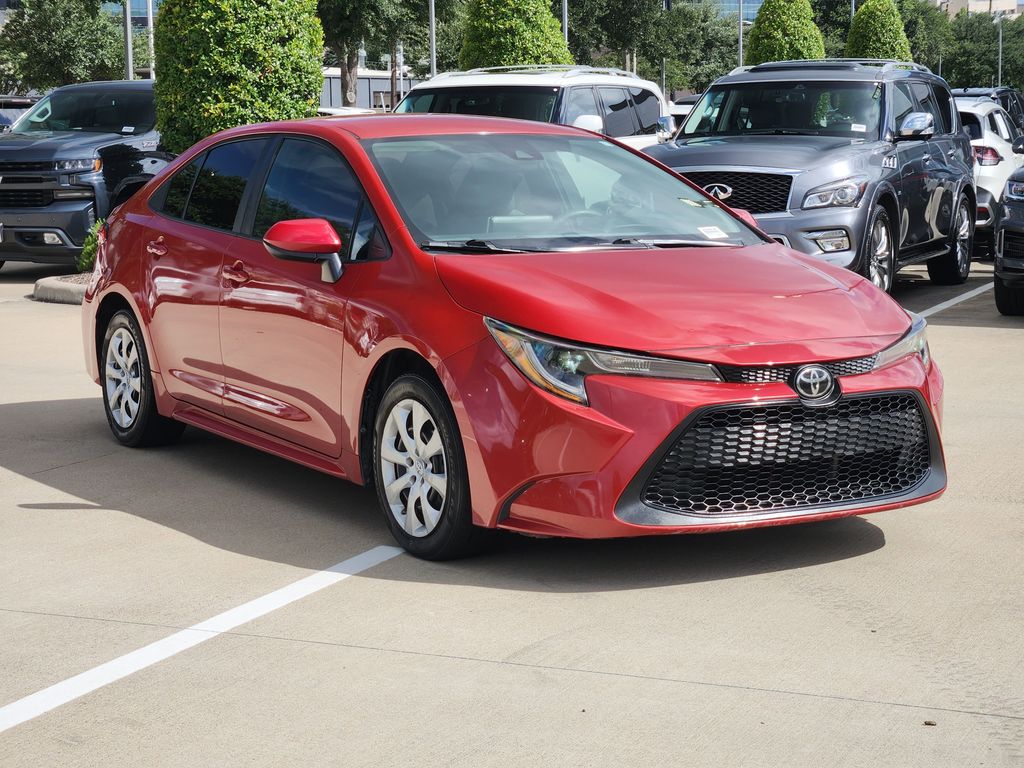 2020 Toyota Corolla LE Red at Community Toyota