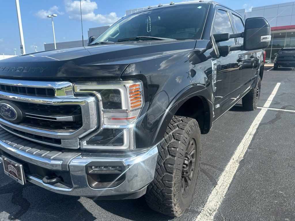 Black Metallic 2021 Ford F-250 Super Duty Pickup Truck Four-Wheel Drive Automatic