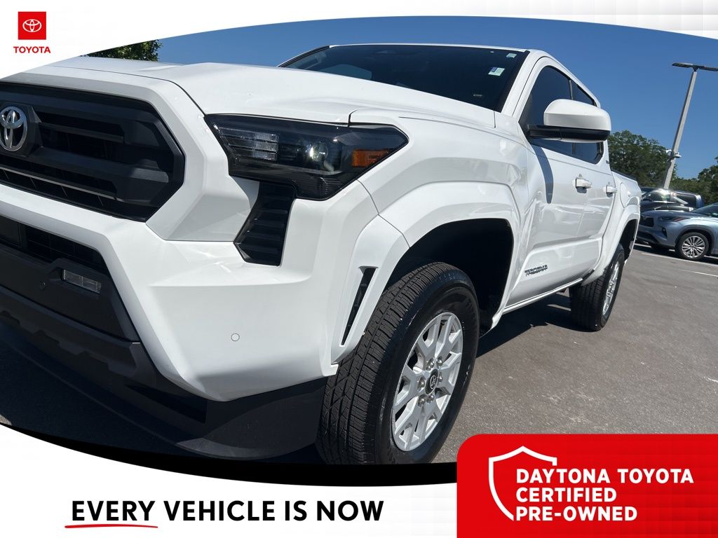 Certified 2024 Toyota Tacoma SR5 with VIN 3TMKB5FN4RM002962 for sale in Daytona Beach, FL