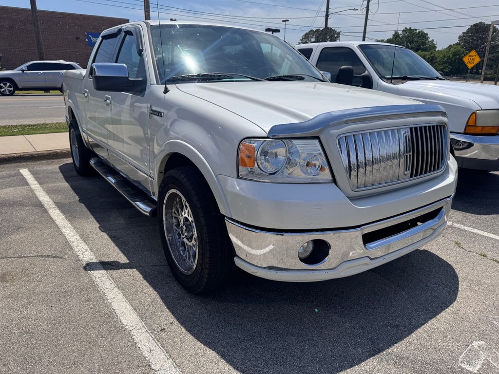 White 2006 Lincoln Mark LT SuperCrew Pickup Truck Rear-Wheel Drive 4-Speed Automatic Overdrive