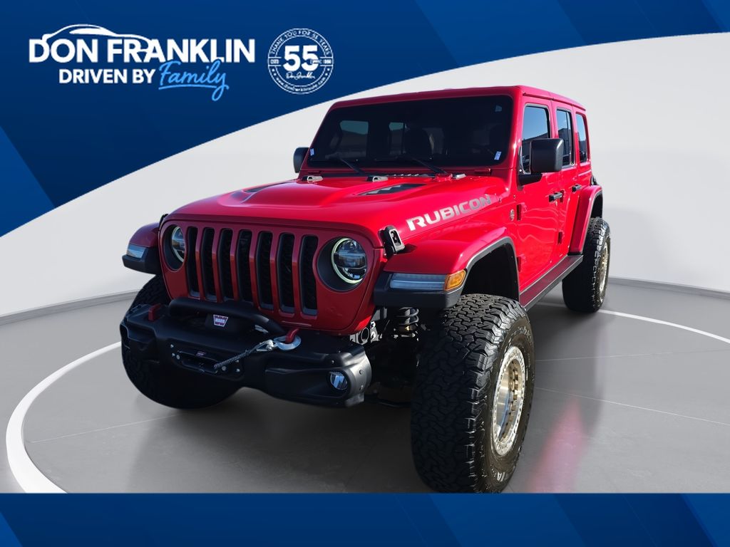 Firecracker Red Clearcoat 2021 Jeep Wrangler Unlimited Rubicon 4WD SUV / Crossover Four-Wheel Drive 8-Speed Automatic
