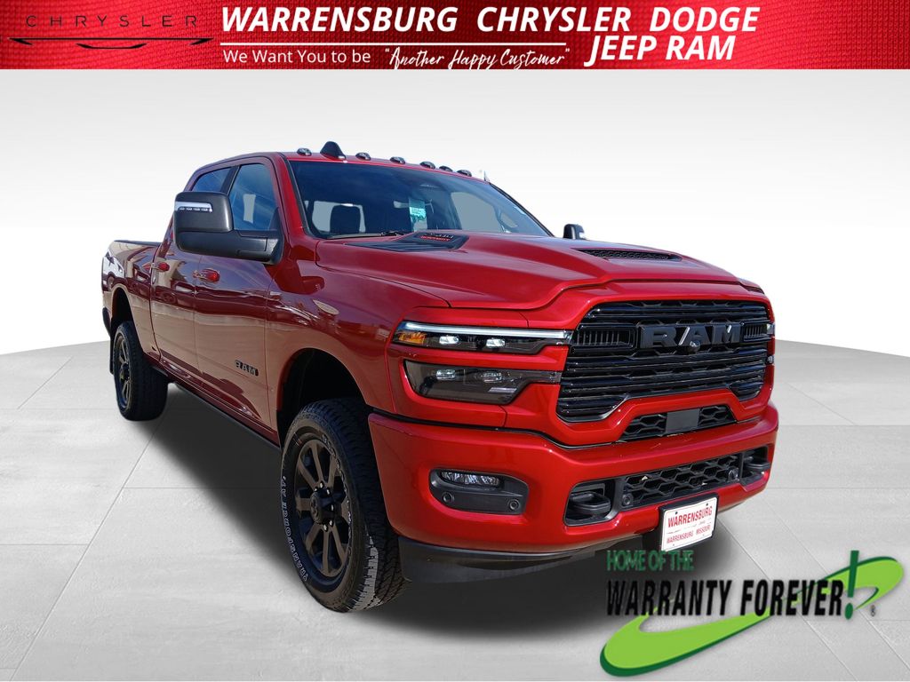 Molten Red Pearlcoat 2026 RAM 2500 Pickup Truck Four-Wheel Drive 8-Speed Automatic