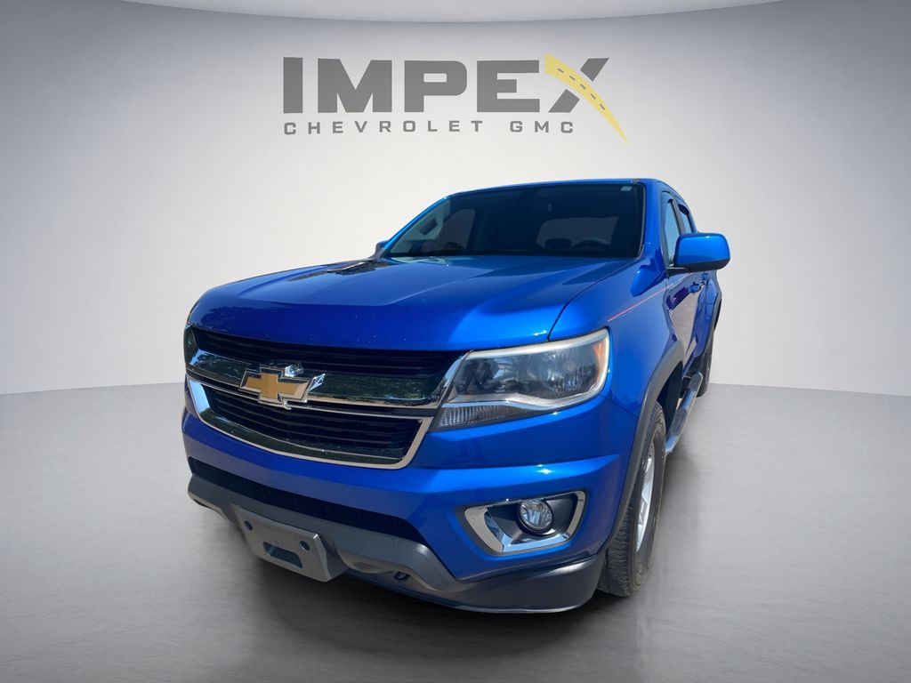 Kinetic Blue Metallic 2018 Chevrolet Colorado Pickup Truck Four-Wheel Drive 8-Speed Automatic