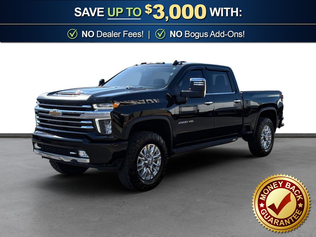 Mosaic Black Metallic 2023 Chevrolet Silverado 2500HD High Country Crew Cab 4WD Pickup Truck Four-Wheel Drive Automatic