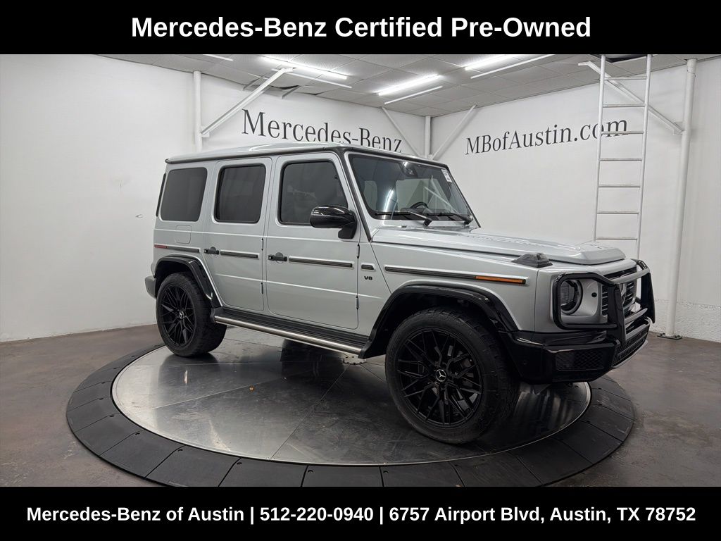 Iridium Silver Metallic 2023 Mercedes-Benz G-Class G 550 4MATIC SUV / Crossover All-Wheel Drive 9-Speed Automatic