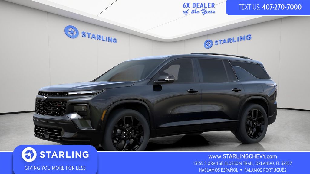 Mosaic Black Metallic 2026 Chevrolet Traverse SUV / Crossover Front-Wheel Drive 8-Speed Automatic