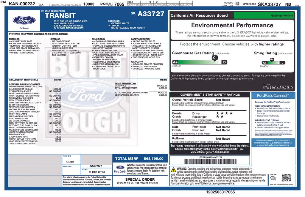 2025 Ford Transit 350 HD