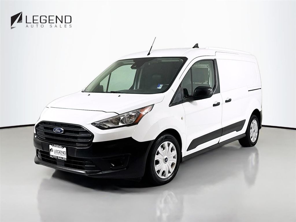 Frozen White 2020 Ford Transit Connect Van Front-Wheel Drive 8-Speed Automatic