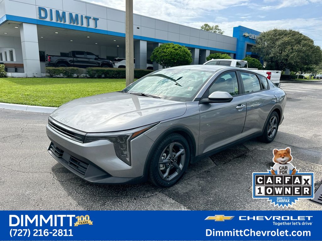 Steel Gray 2025 Kia K4 Sedan Front-Wheel Drive Continuously Variable Transmission
