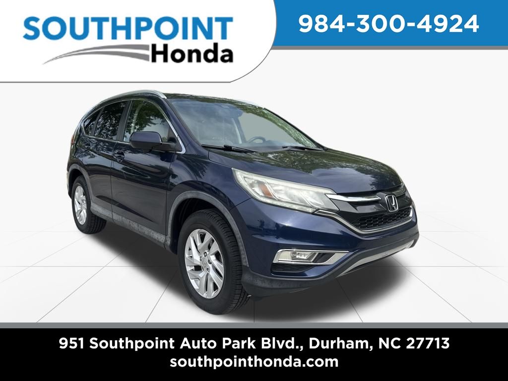 Black (Obsidian Blue Pearl) 2016 Honda CR-V EX-L FWD SUV / Crossover Front-Wheel Drive Continuously Variable Transmission
