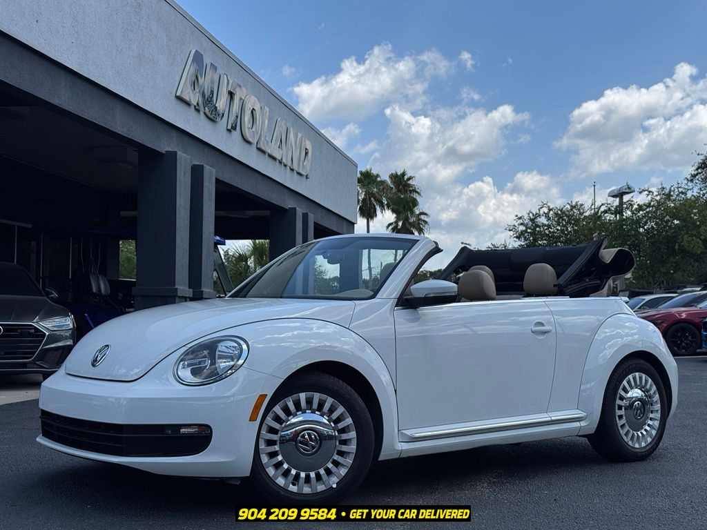 Pure White 2014 Volkswagen Beetle Convertible Front-Wheel Drive 6-Speed Automatic