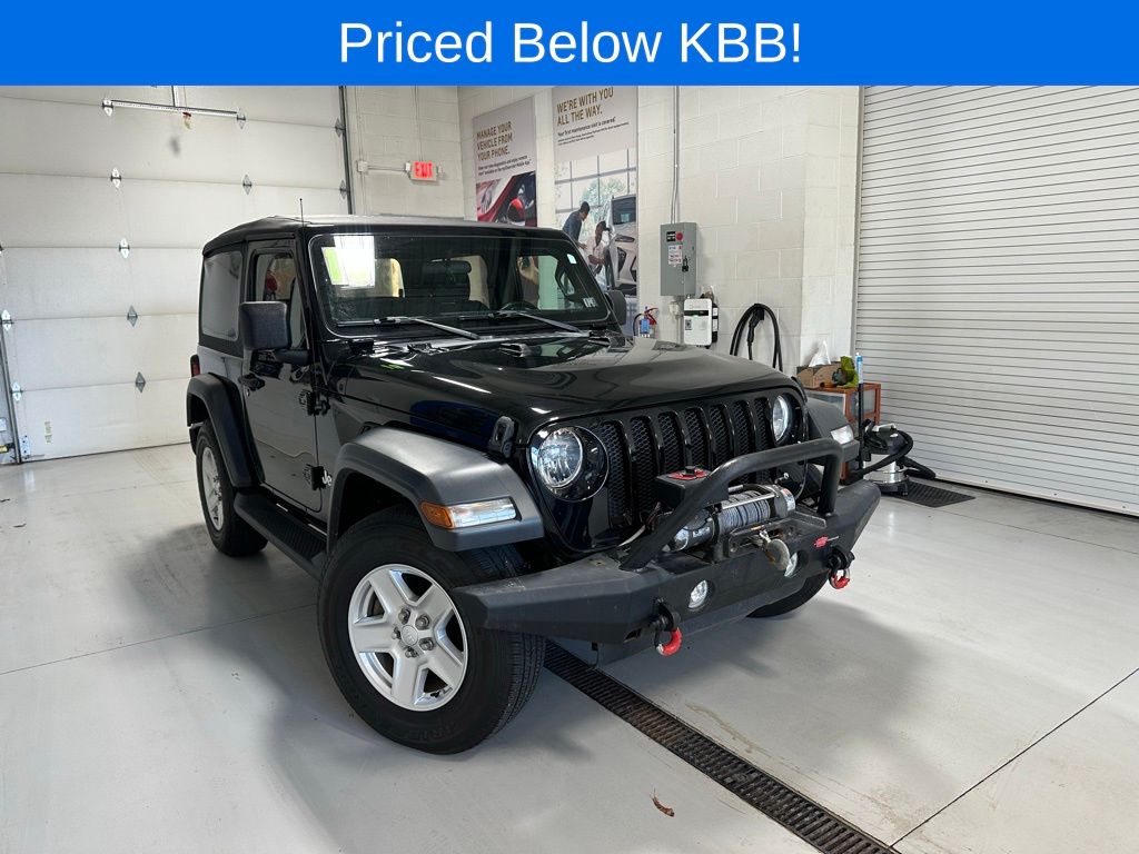 Black Clearcoat 2018 Jeep Wrangler Sport S 4WD SUV / Crossover Four-Wheel Drive 6-Speed Manual