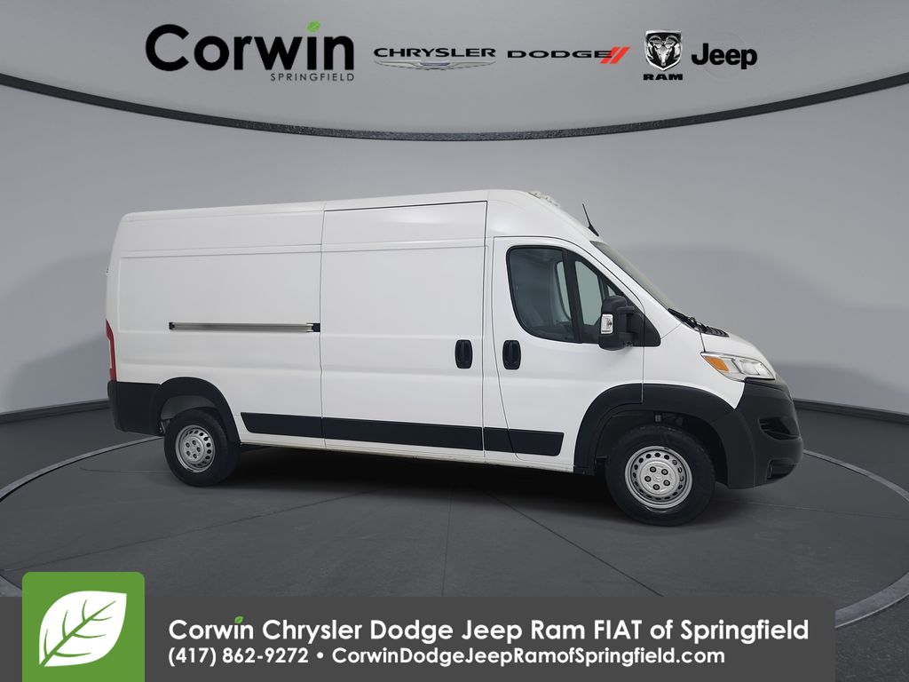 Bright White Clearcoat 2025 RAM ProMaster Van 9-Speed Automatic
