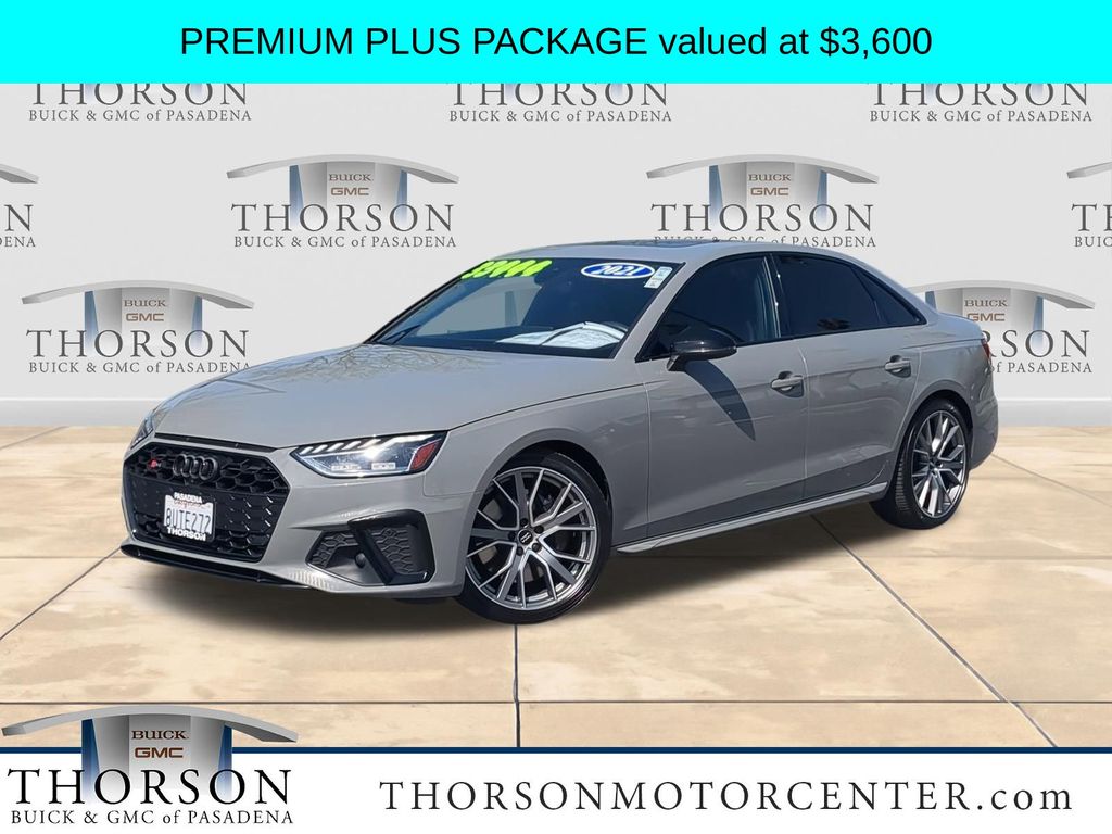 Quantum Gray 2021 Audi S4 3.0T quattro Premium Plus AWD Sedan All-Wheel Drive 8-Speed Automatic