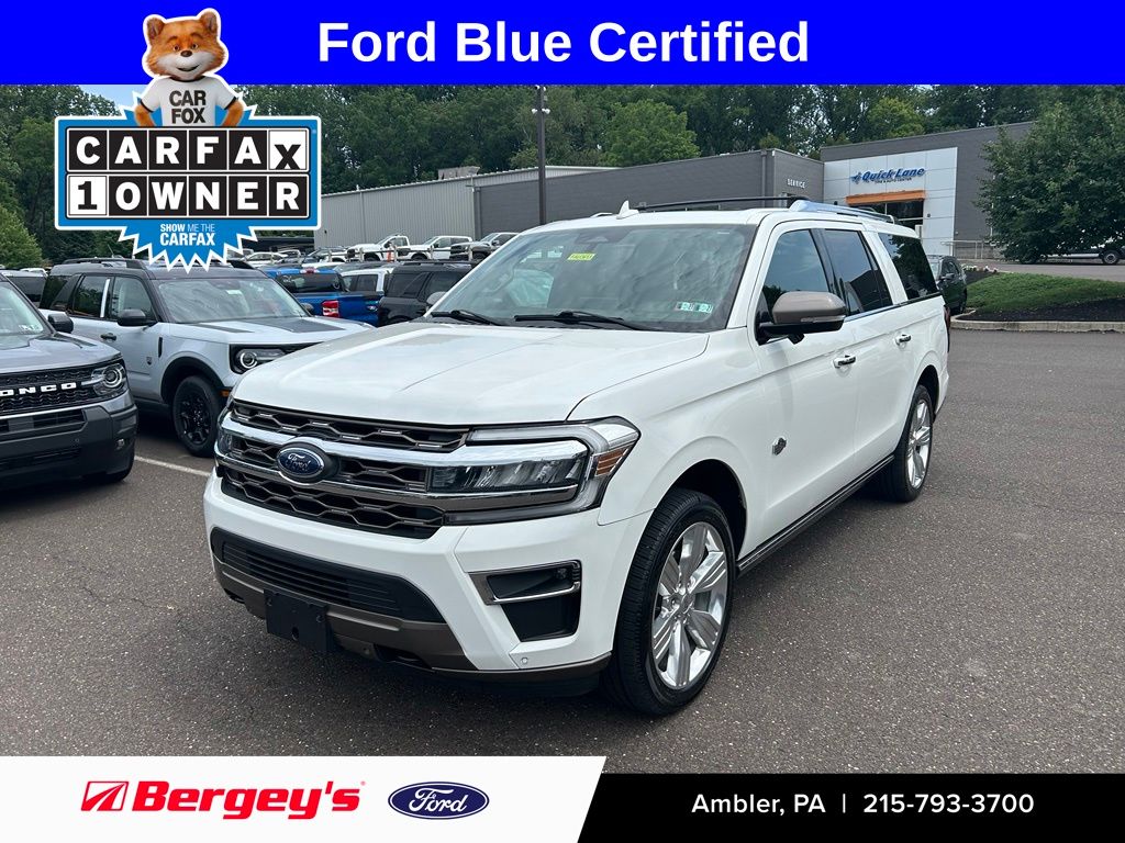 White Metallic 2022 Ford Expedition SUV / Crossover Four-Wheel Drive 10-Speed Automatic