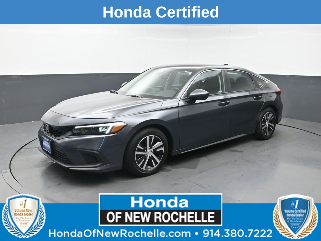 Meteorite Gray Metallic 2024 Honda Civic Hatchback Hatchback Front-Wheel Drive Continuously Variable Transmission