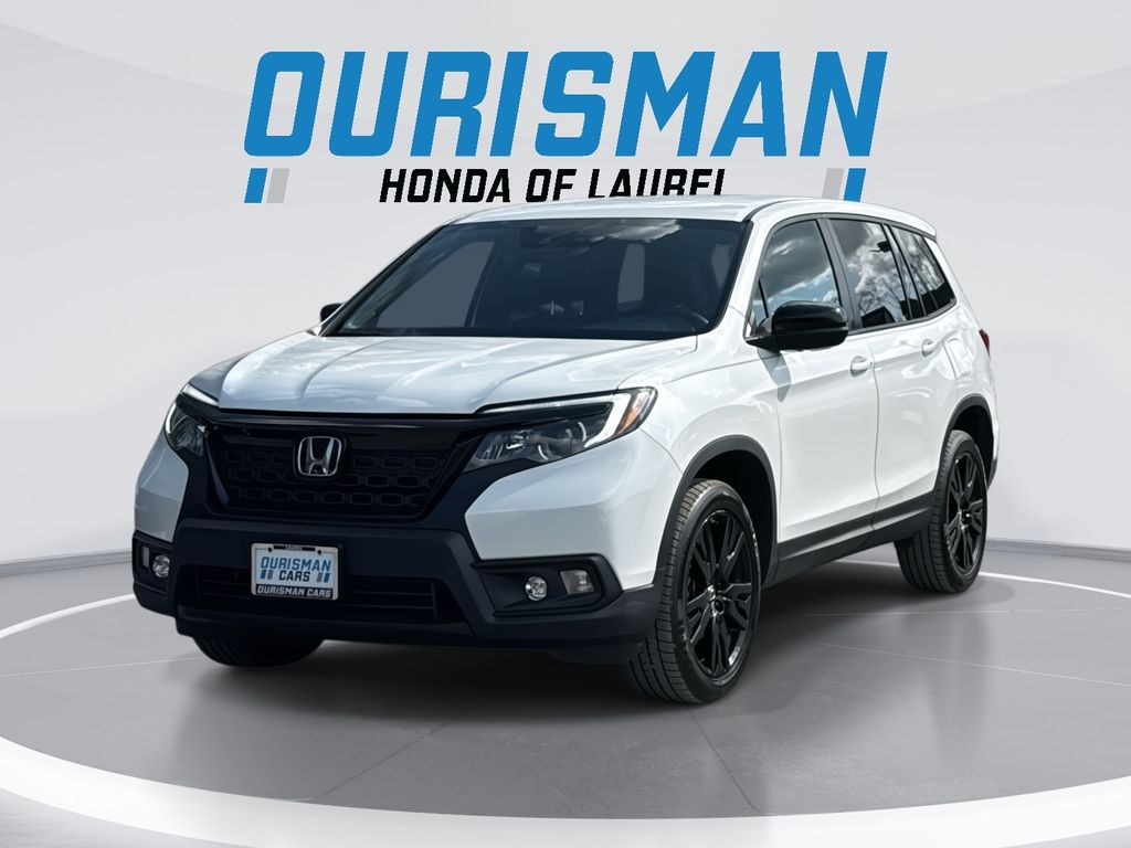 Platinum White Pearl 2021 Honda Passport Sport AWD SUV / Crossover All-Wheel Drive 9-Speed Automatic