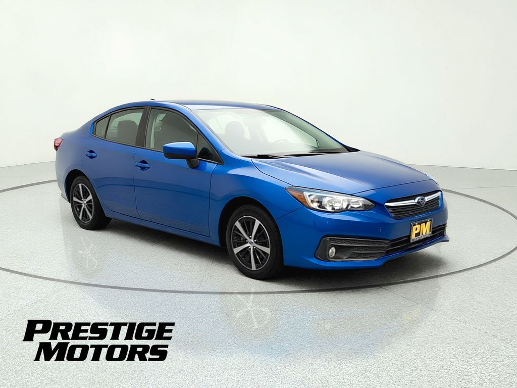 Ocean Blue Pearl 2021 Subaru Impreza Sedan All-Wheel Drive Continuously Variable Transmission