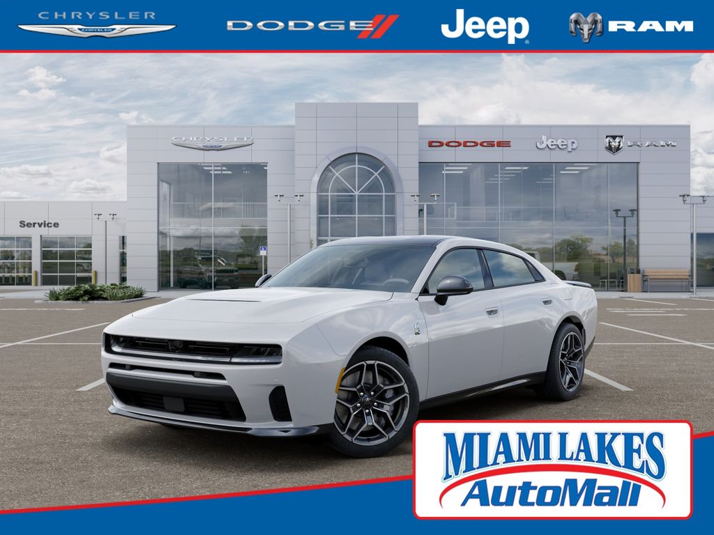 Bright White Clearcoat 2026 Dodge Charger Scat Pack Sedan AWD Sedan All-Wheel Drive 8-Speed Automatic