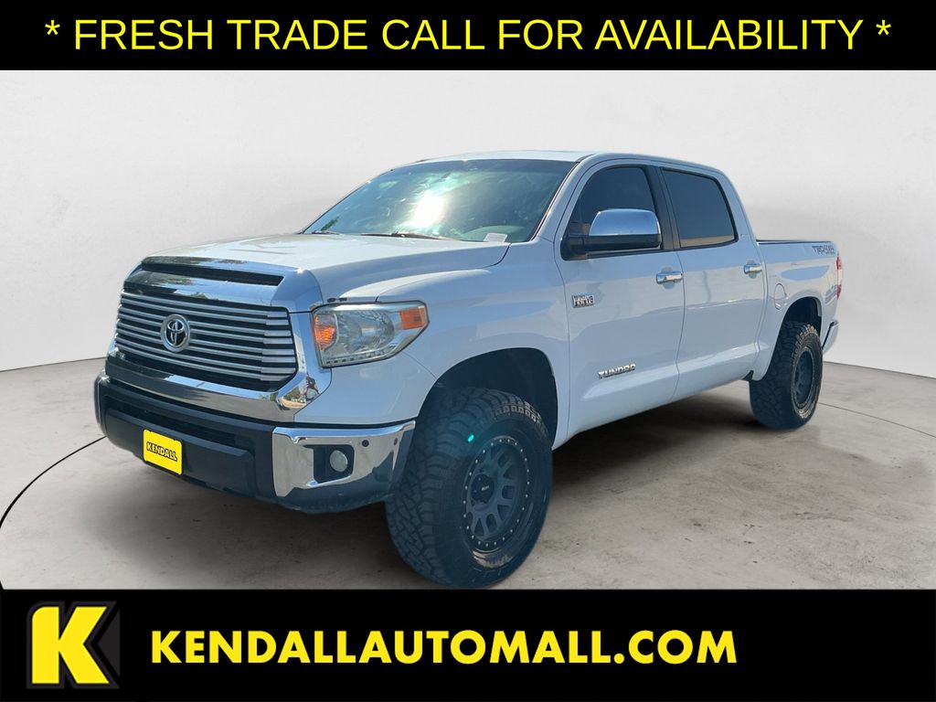 Super White 2016 Toyota Tundra Pickup Truck Four-Wheel Drive 6-Speed Automatic Overdrive