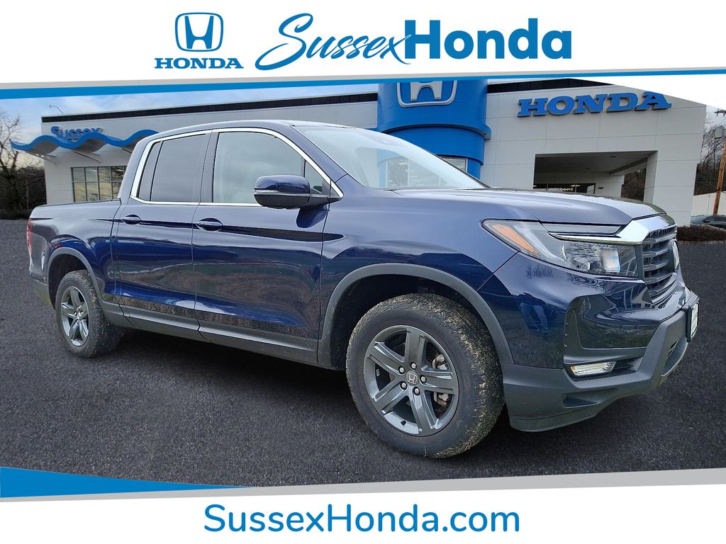 Black (Obsidian Blue) 2023 Honda Ridgeline RTL AWD Pickup Truck All-Wheel Drive 9-Speed Automatic