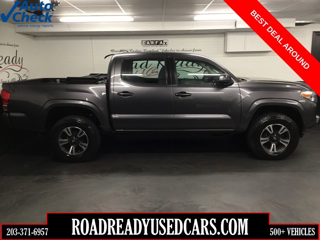 Magnetic Gray Metallic 2017 Toyota Tacoma Pickup Truck Four-Wheel Drive 6-Speed Automatic