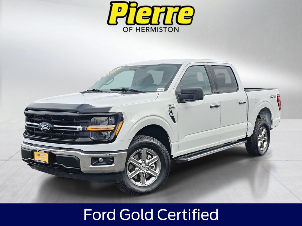 Oxford White 2025 Ford F-150 XLT SuperCrew 4WD Pickup Truck Four-Wheel Drive Automatic
