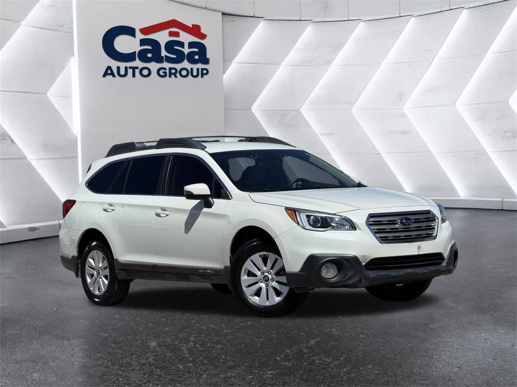 Crystal White Pearl 2017 Subaru Outback 2.5i Premium AWD Wagon All-Wheel Drive Continuously Variable Transmission