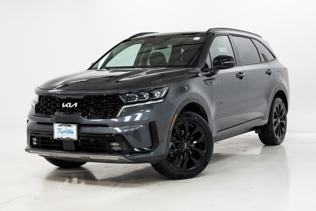 Gravity Gray 2022 Kia Sorento SX AWD SUV / Crossover All-Wheel Drive 8-Speed Dual Clutch