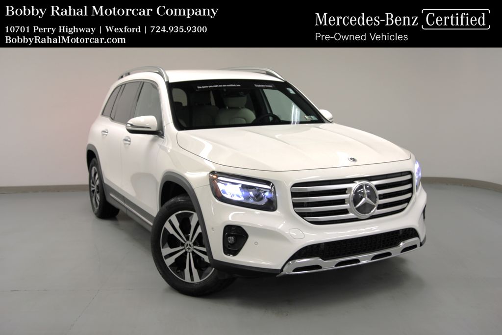 Polar White 2025 Mercedes-Benz GLB 250 4MATIC SUV / Crossover All-Wheel Drive 8-Speed Dual Clutch