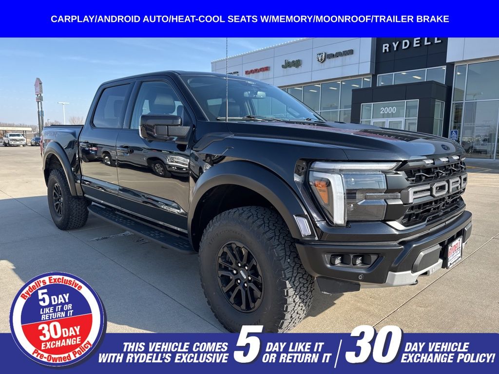 Agate Black Metallic 2025 Ford F-150 Pickup Truck Four-Wheel Drive Automatic