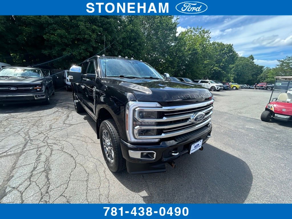 Black Metallic 2024 Ford F-350 Super Duty Pickup Truck Four-Wheel Drive Automatic
