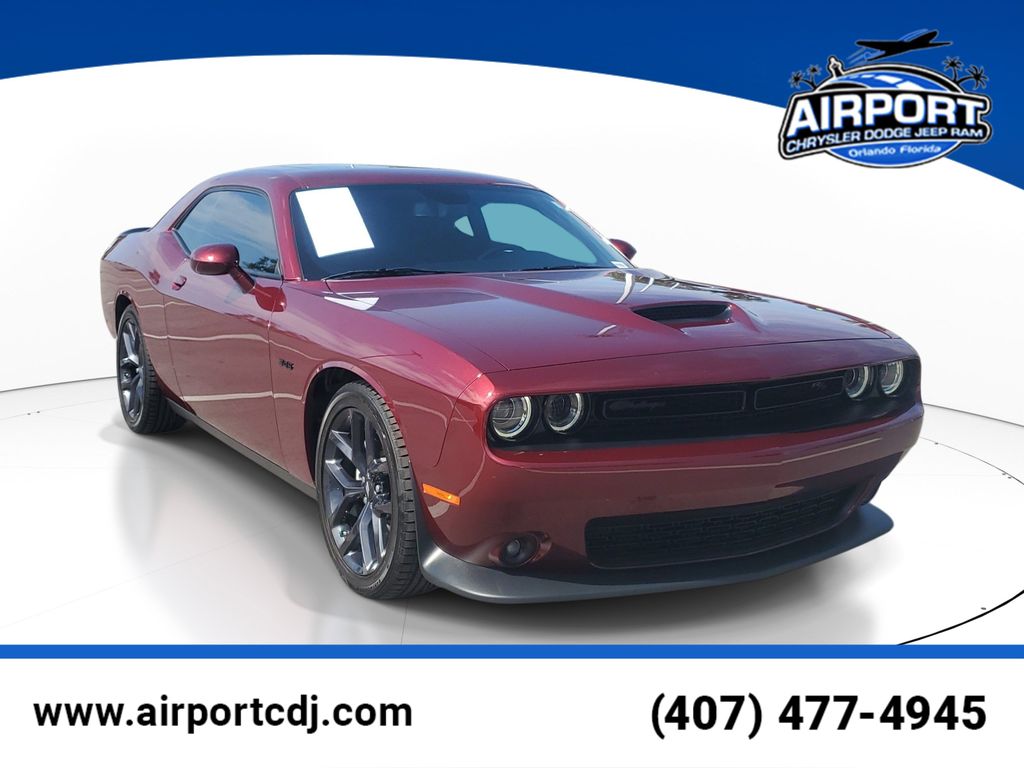 Octane Red Pearlcoat 2023 Dodge Challenger Coupe Rear-Wheel Drive 8-Speed Automatic