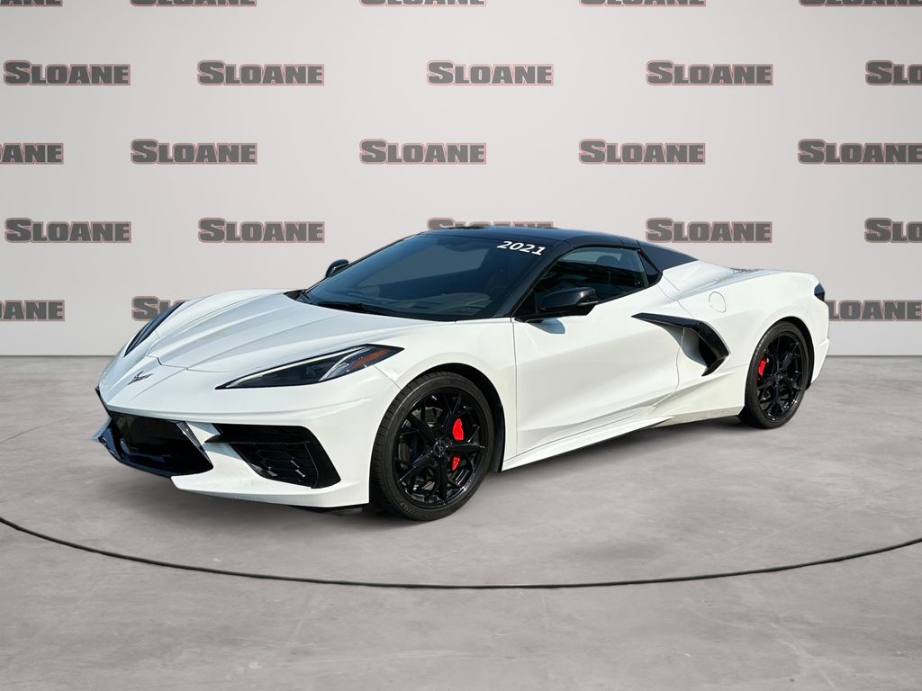 Arctic White 2021 Chevrolet Corvette Convertible Rear-Wheel Drive 8-Speed Dual Clutch