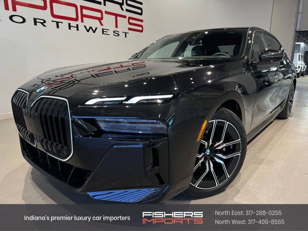 Black Sapphire Metallic 2025 BMW 7 Series Sedan All-Wheel Drive 8-Speed Automatic